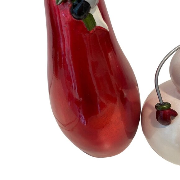 Santa & Snowman Ceramic Christmas home Decor Set Holidays decoration Christmas - Picture 3 of 14